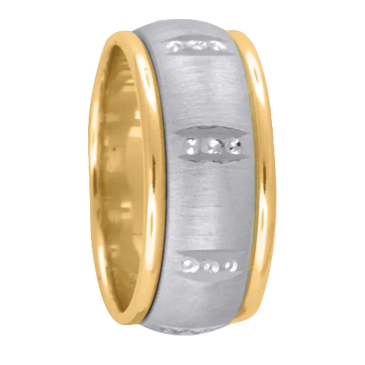 Kury 1010 — Two-Tone Wedding Band