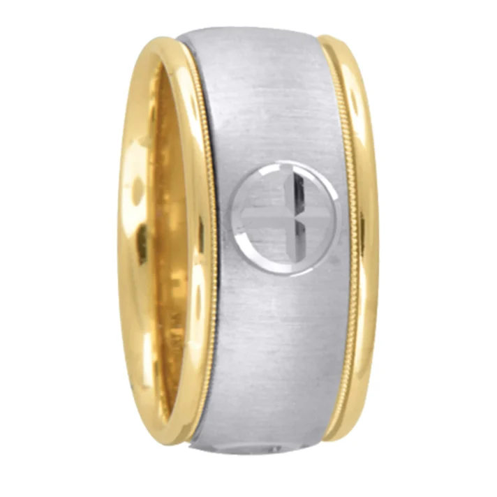 Kury 1011 — Two-Tone Wedding Band