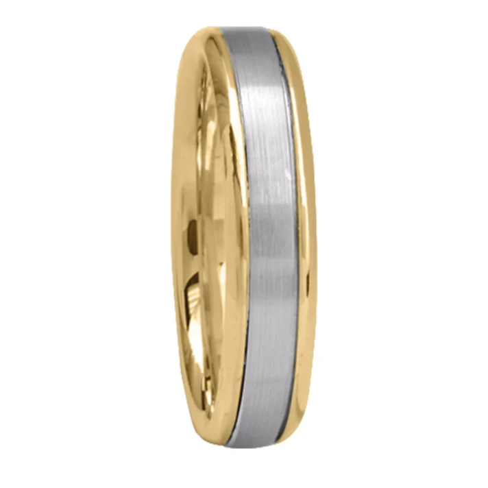 Kury D103-5 — Two-Tone Wedding Band