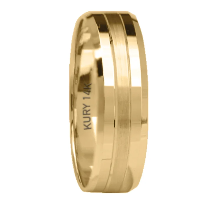 Kury RLW103 — Feather Weight Wedding Band