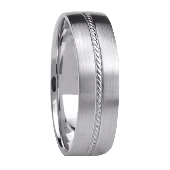 Kury RLW137WW — Feather Weight Wedding Band