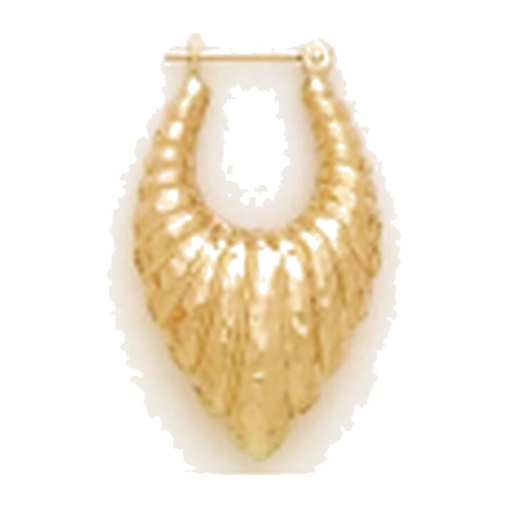 Kury 1301H — Hammered Hoop Earrings