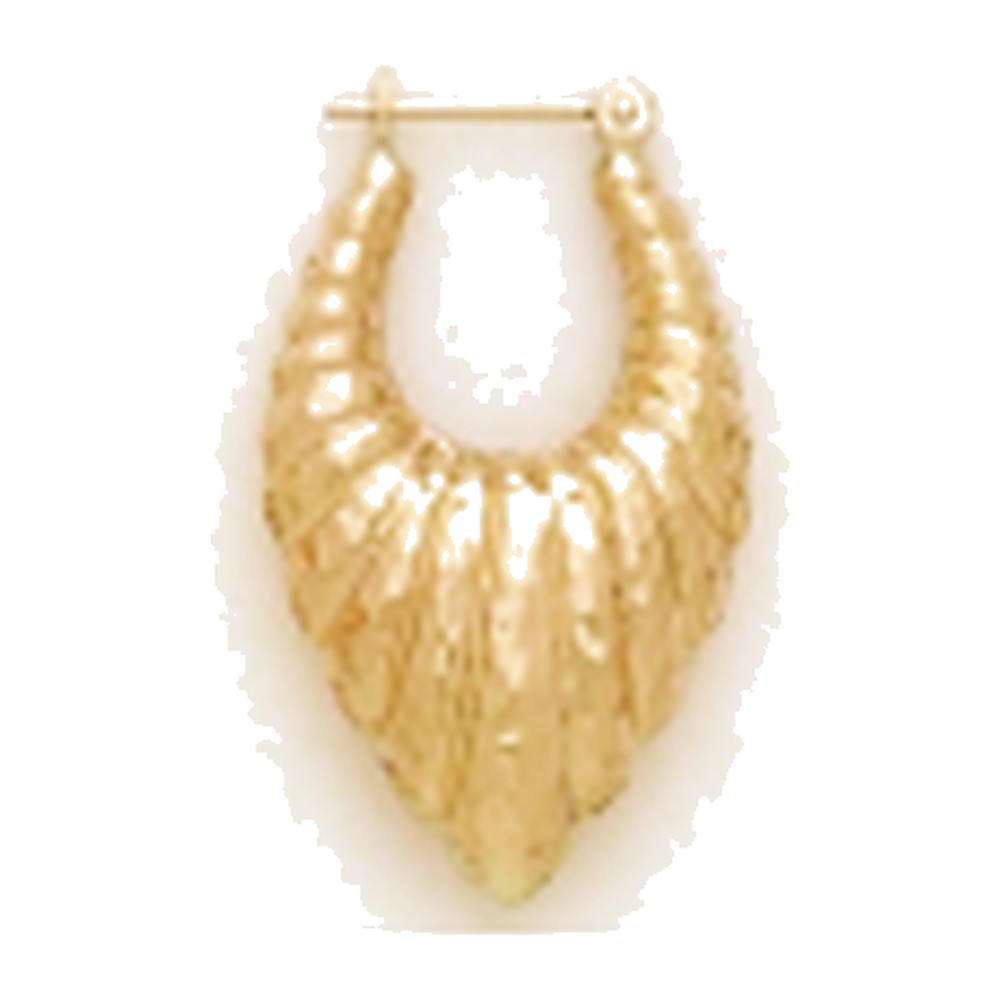 Kury 1301H — Hammered Hoop Earrings