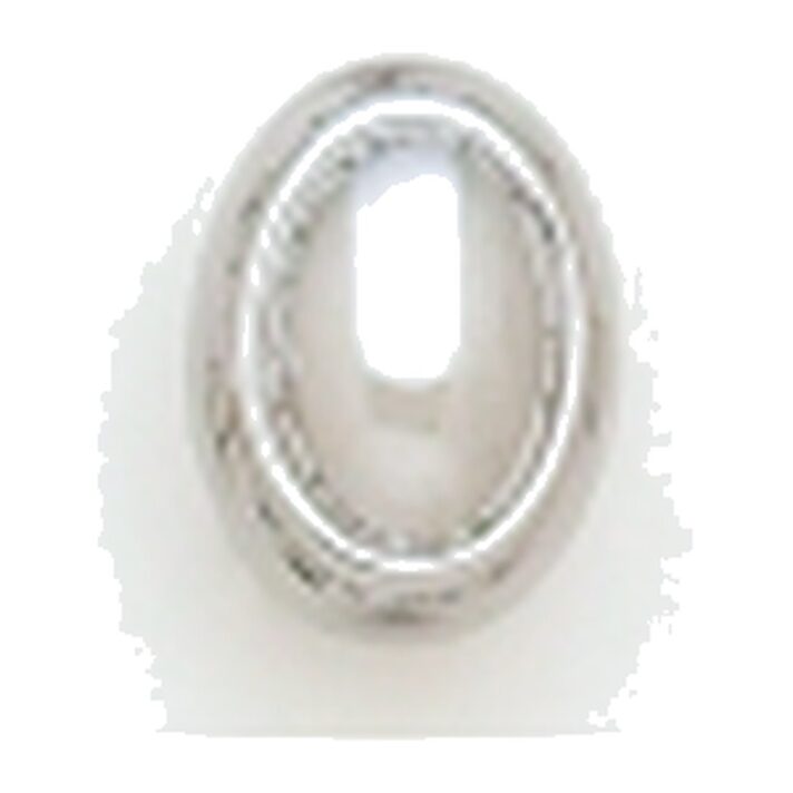 Kury 1777WW — White Gold Omega Clip Earrings